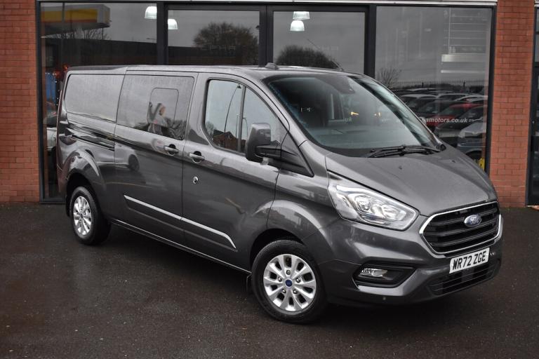 2022 Ford Transit Custom 2.0 EcoBlue 170ps Low Roof D/Cab Limited Van Auto PANEL VAN DIESEL Autom...