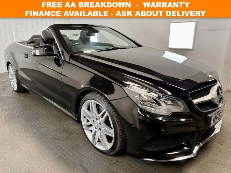 2013 63 MERCEDES-BENZ E-CLASS 2.1 E220 CDI AMG SPORT CABRIOLET 2DR DIESEL G-TRON