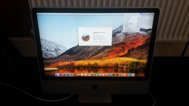 IMac early 2008 24inch model 2.8Ghz dual core 4gb loaded with High