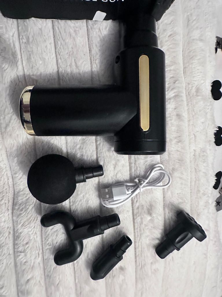 Compact Percussion Massage Gun – Brand New