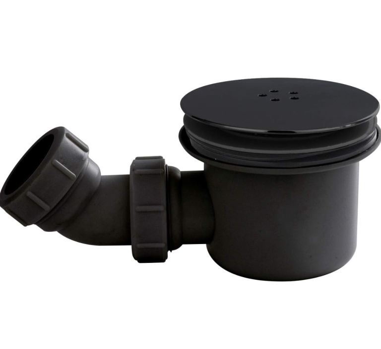 Shower Waste - Black - 90mm Brand New In Box