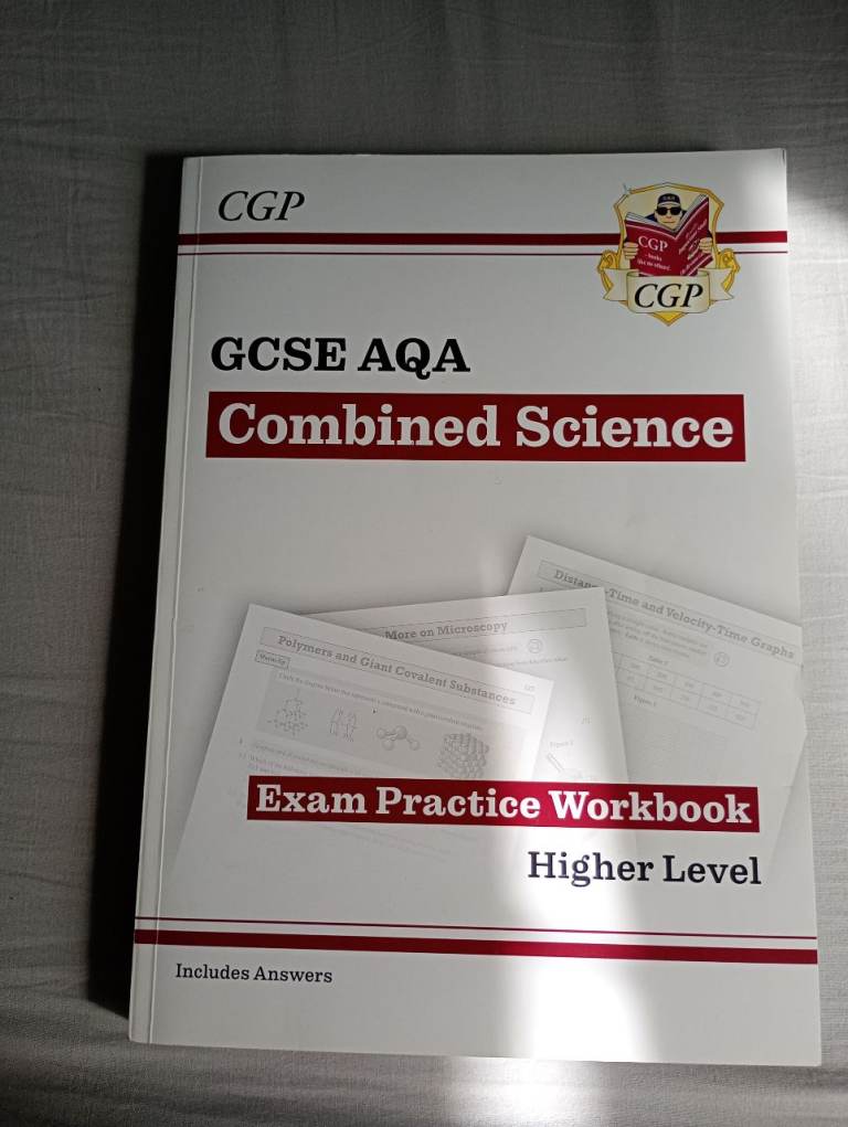 GCSE AQA combined science exam work book
