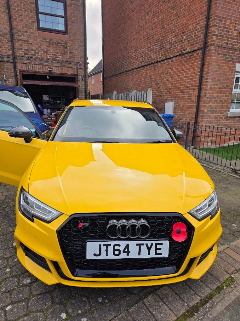 Audi S3 In Vagas Yellow