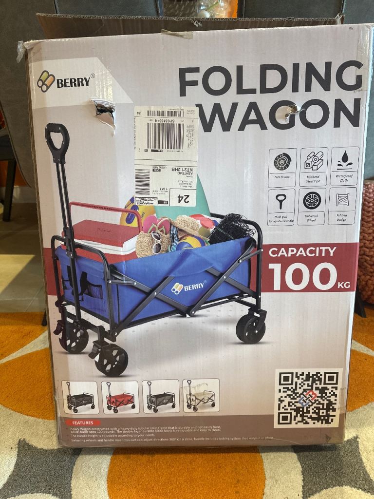 360 degree folding wagon trolley can be used for festivals 