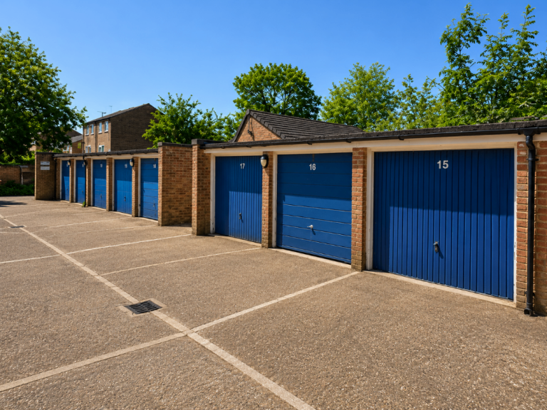 Secure Lock-Up Garages to Rent — Turin Court, Andover SP10