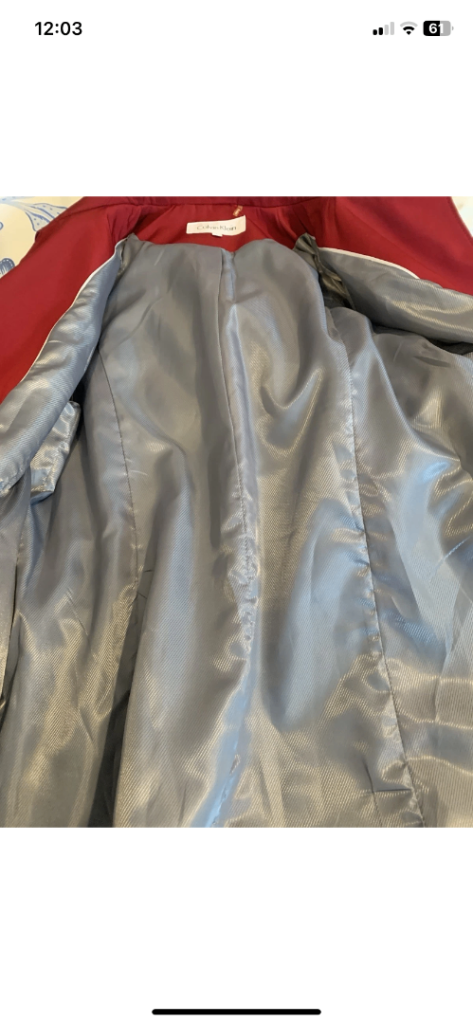 Calvin Klein Single Breasted Women’s Trench Coat VGC Small Size