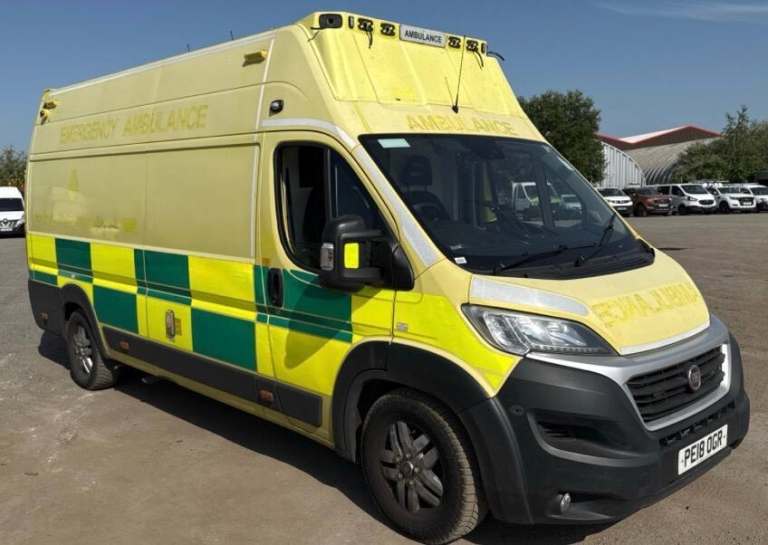 2018 FIAT DUCATO EXLWB L4H3 EX AMBULANCE DIRECT NHS SERVICE PRICE IS PLUS VAT