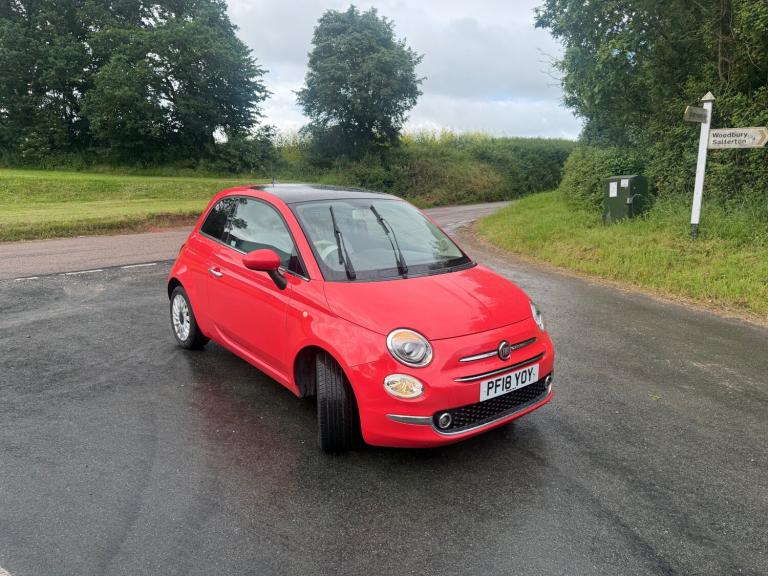 2018 Fiat 500 1.2 Lounge 3dr HATCHBACK Petrol Manual