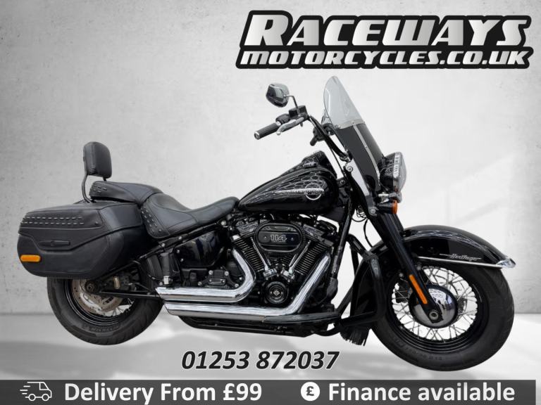 HARLEY-DAVIDSON HERITAGE CLASSIC [Phone number removed]REG 14,058 MILES BLACK 1868CC
