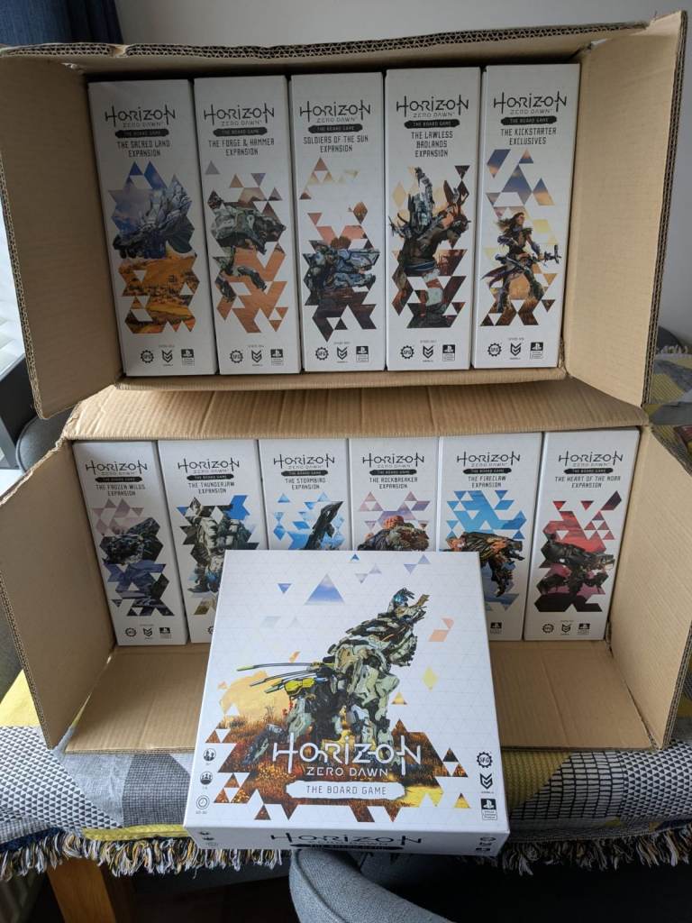 Horizon Zero Dawn Boardgame + All Expansions - Collection Only