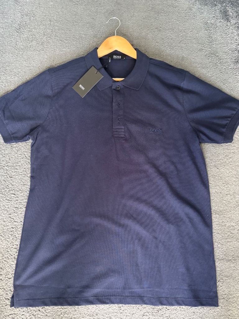 Hugo Boss Navy Polo Shirt – Men’s Designer