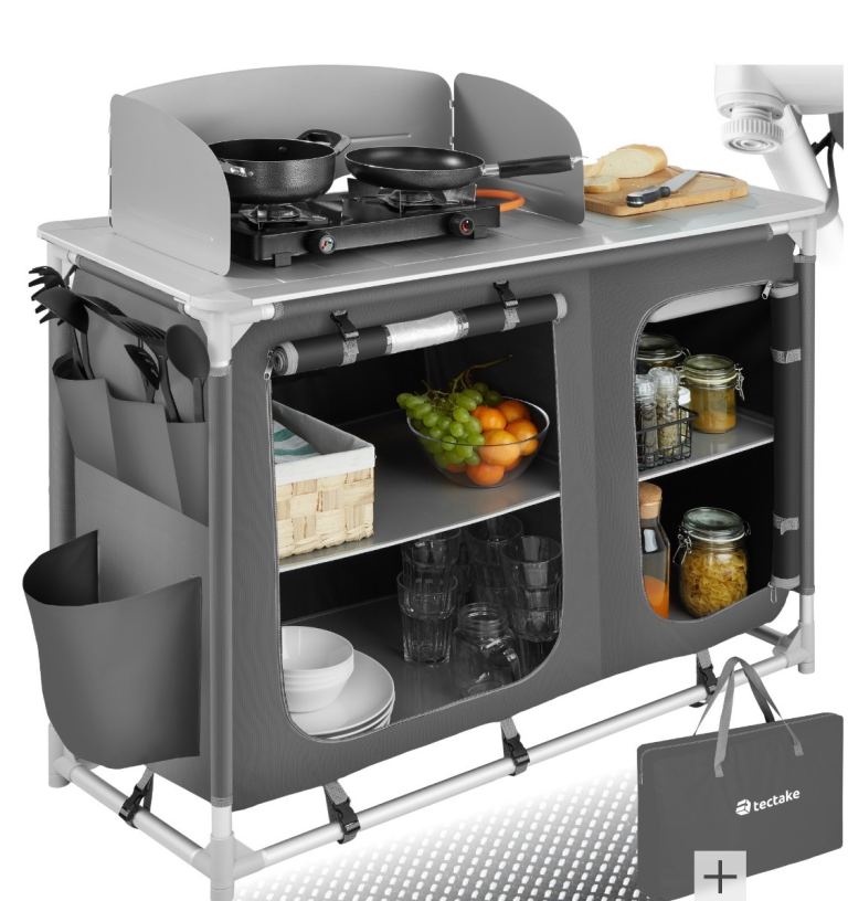 Camping Kitchen Tectake Great kitchen for camping 