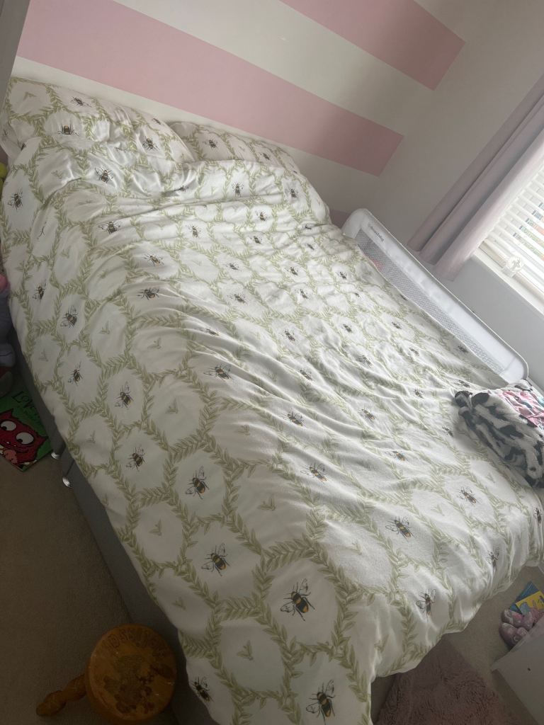 image for Double divan bed with mattress 