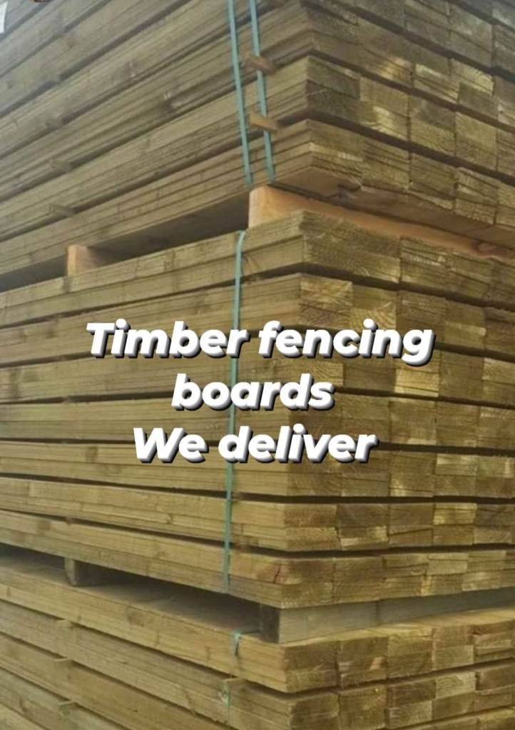 Tinber fencing boards 