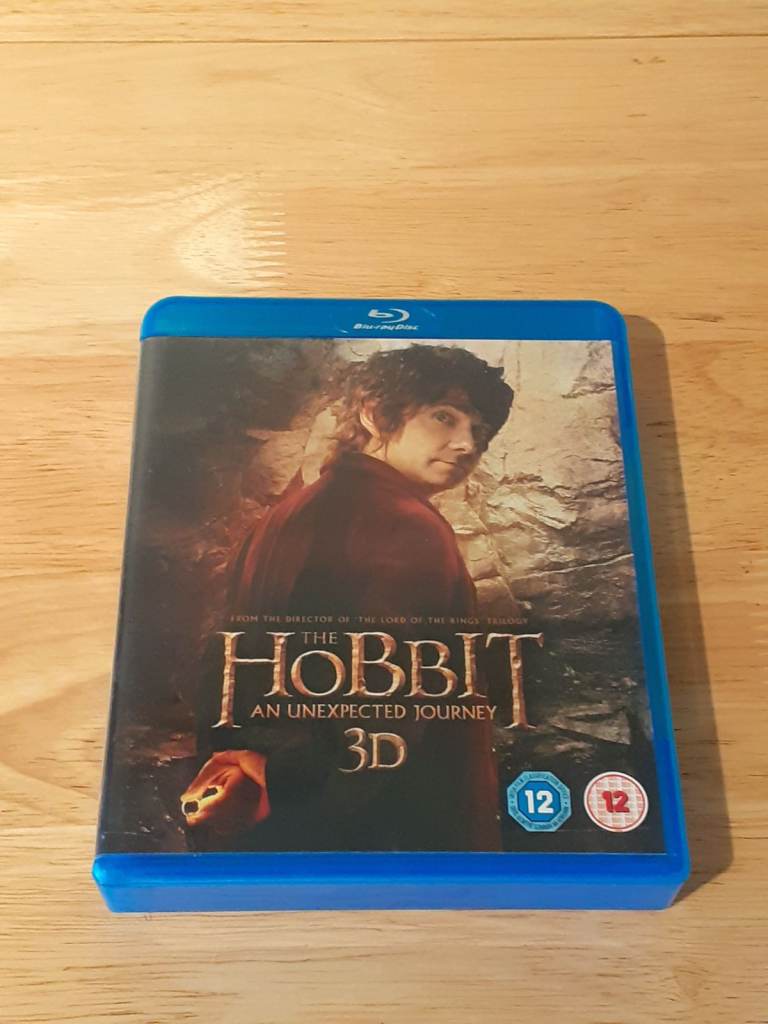 The Hobbit An Unexpected 3D Journey 4 Disc Blu-ray 