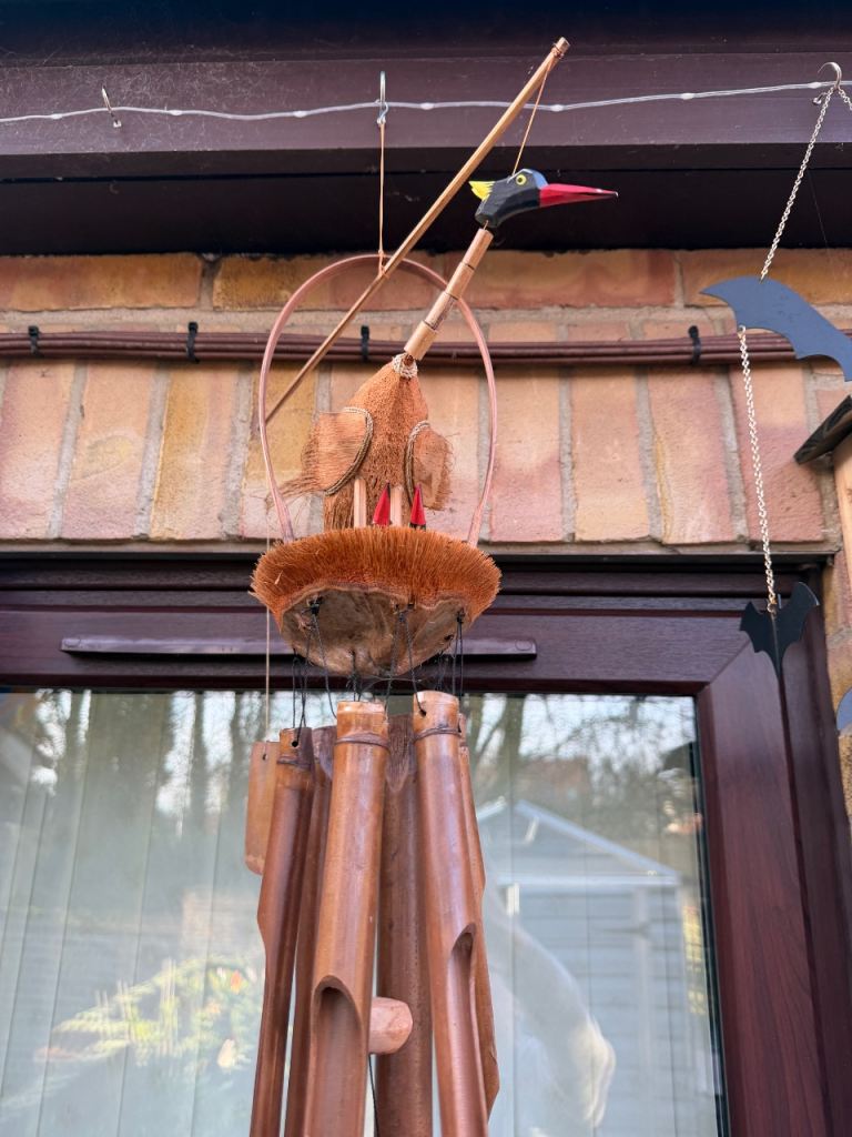 Solar balloons wind chimes now ten each 