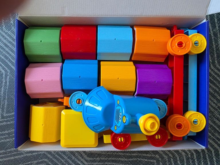 Farm animal matching train
