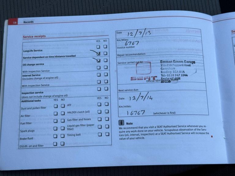 2012 SEAT Ibiza 1.4 SE Euro 5 5dr HATCHBACK Petrol Manual