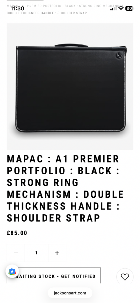 Mapac A1 Premier Portfolio 