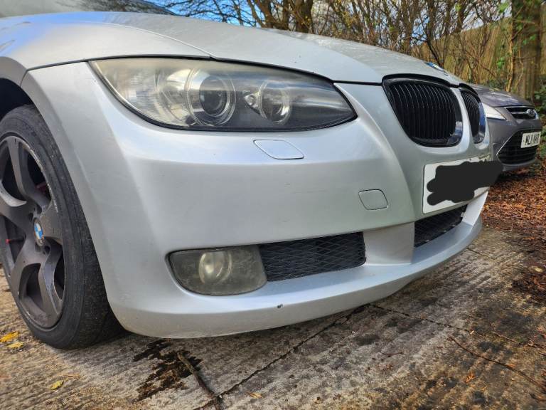 BMW E92 E93 Front Bumper Complete 354 Titan Silver