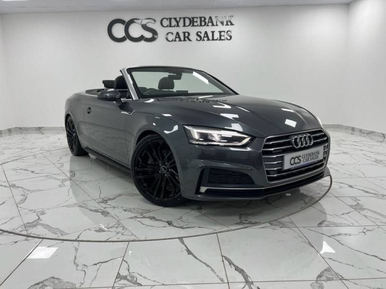 2018 Audi A5 Cabriolet 2.0 TFSI S line Convertible 2dr Petrol S Tronic quattro Euro 6 (s/s) (252 ...