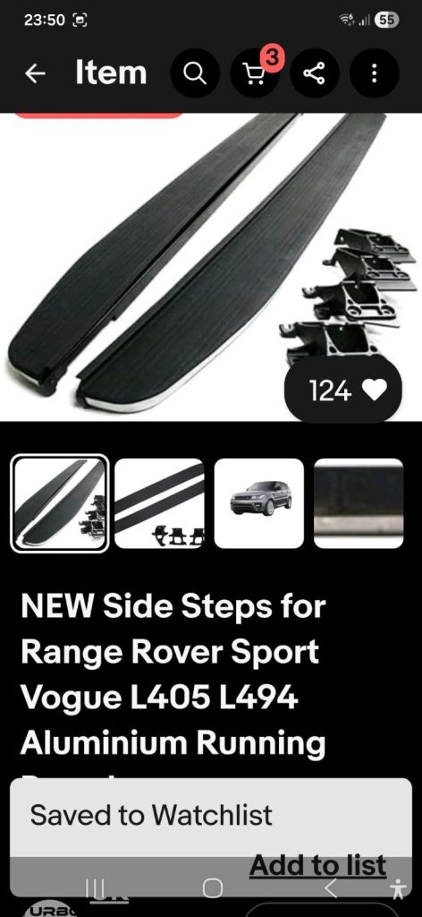 Side steps Range Rover 