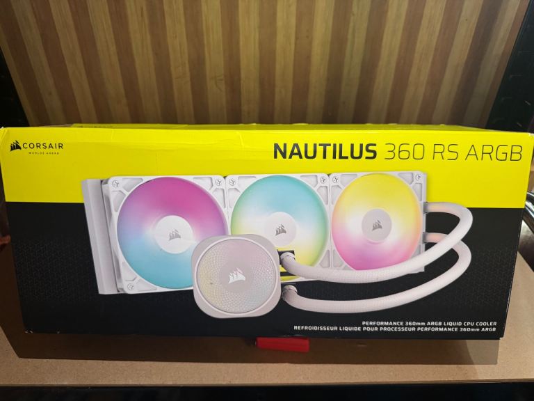 CORSAIR Nautilus 360 RS ARGB Liquid CPU Cooler - White