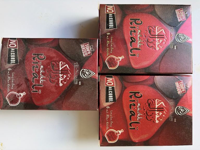 Rizali Musk Attar Perfume Oil - 6ml Bottles, Alcohol-Free