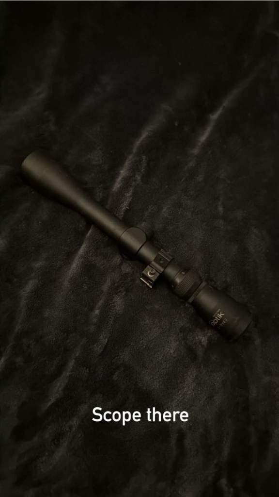 Black Rifle Scope - Good Condition