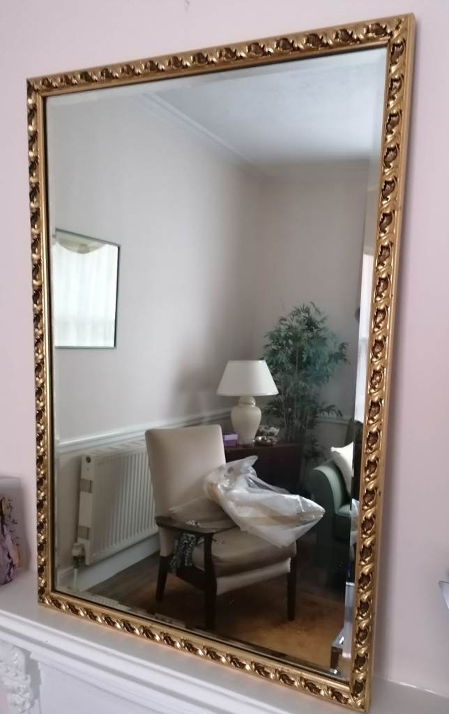 Large Gilt Framed  Wall Mirror