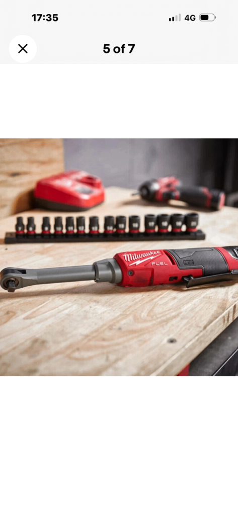 Milwaukee 3/8 ratchet long reach fuel 