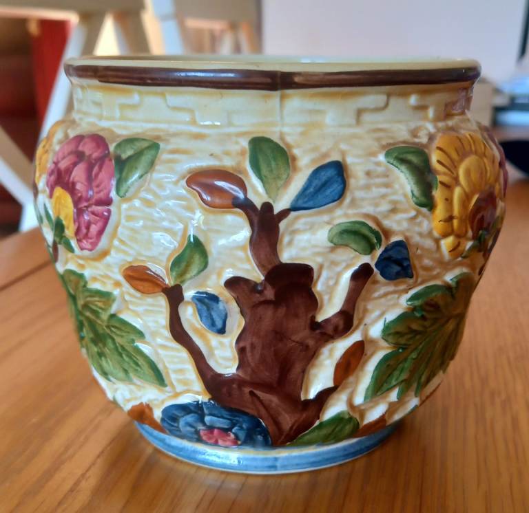 Indian Tree Design Small Pot