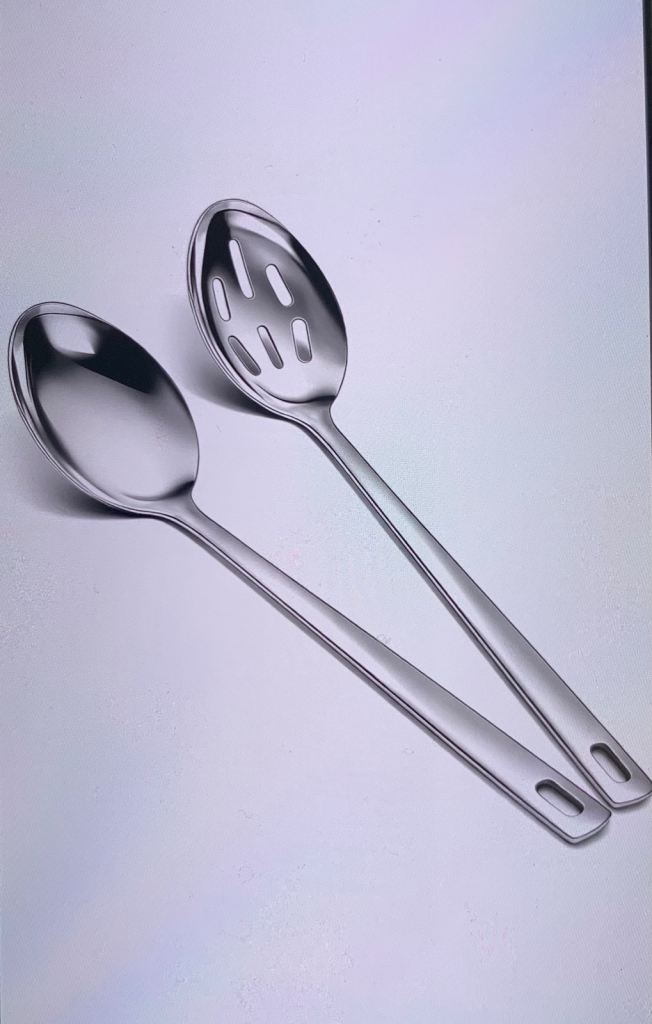 Cooking Spoons Pack of 2, Kitchen Utensils, Serving Spoon, Cooking Utensils