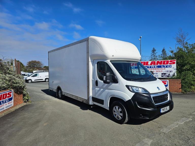 2019 ON 19 PLATE PEUGOT BOXER 335 BLUEHDI LWB LOW LOADER LUTON VAN ULEZ FREE 