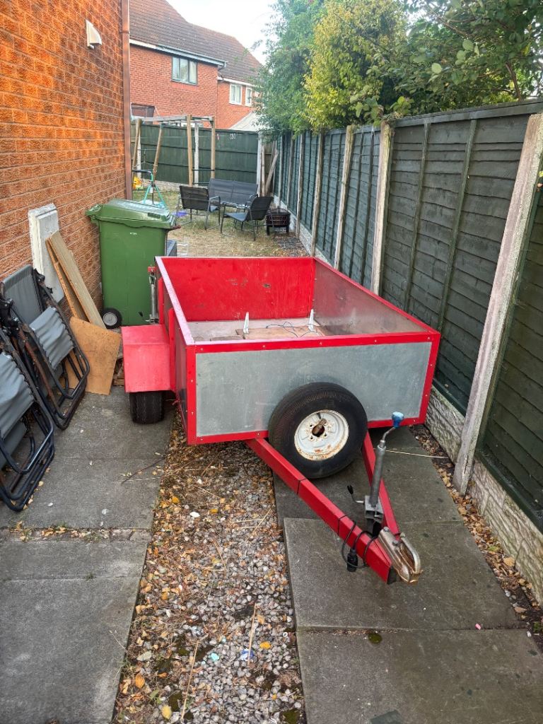 Red trailer 