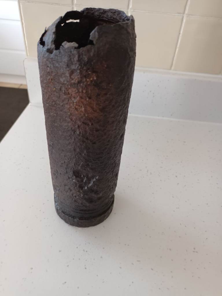 WW1 relic shrapnel shell found on the SOMME France Collectable novilty