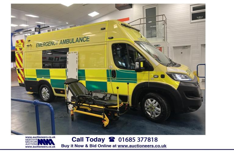 2020 Fiat Ducato 42 MAXI 2.3 MULTIJET 180PS AMBULANCE C/W STRYKER STRETCHER ---------------- PANE...