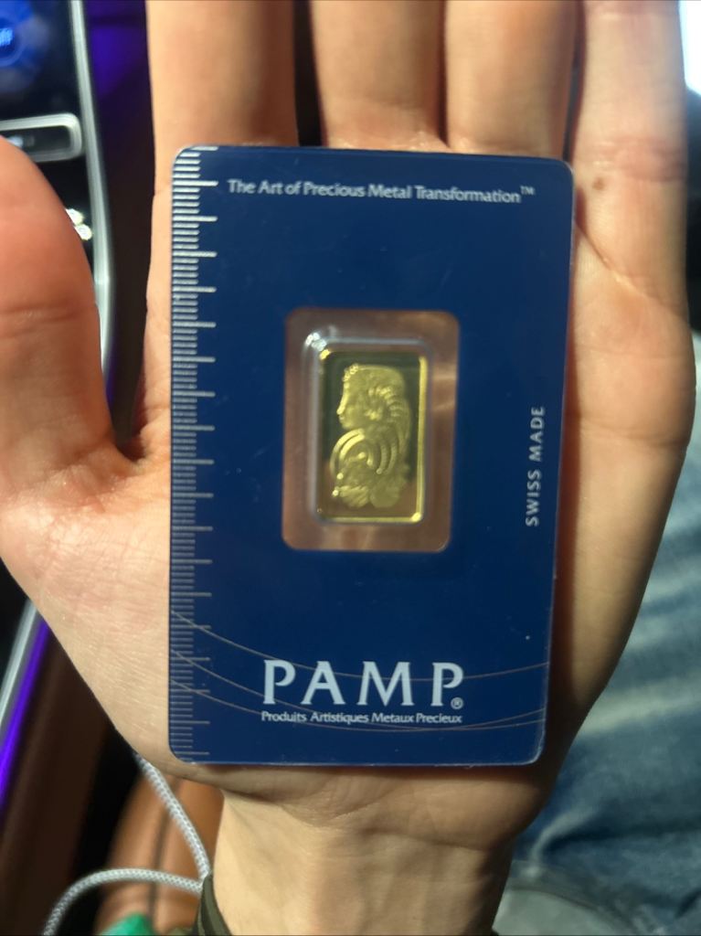PAMP 5G GOLD BAR 0.9999