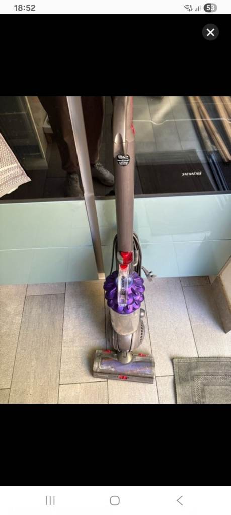 Dyson Upright Vacuum Cleaner – Good Condition, Purple & Grey