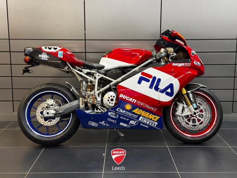 Ducati 999 R HODGSON REPLICA Rare silver frame 