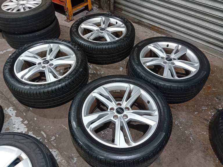 19" Audi Alloy Wheels with 235/50/19 Tyres Very Good