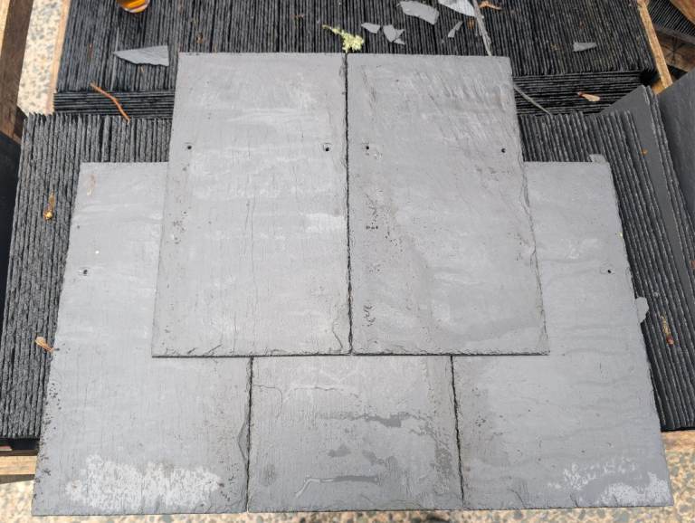 400mm x 220mm Spanish Black Ultra Roofing Slate £1.05 per
