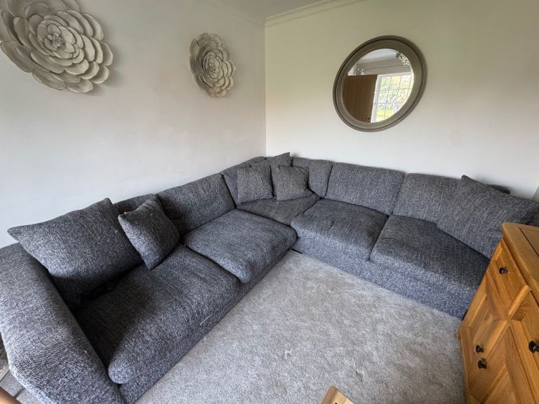 Grey corner sofa 