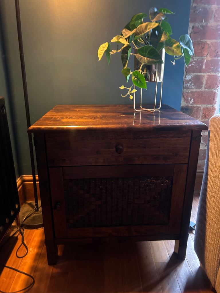 Heavy wooden drawers x 3