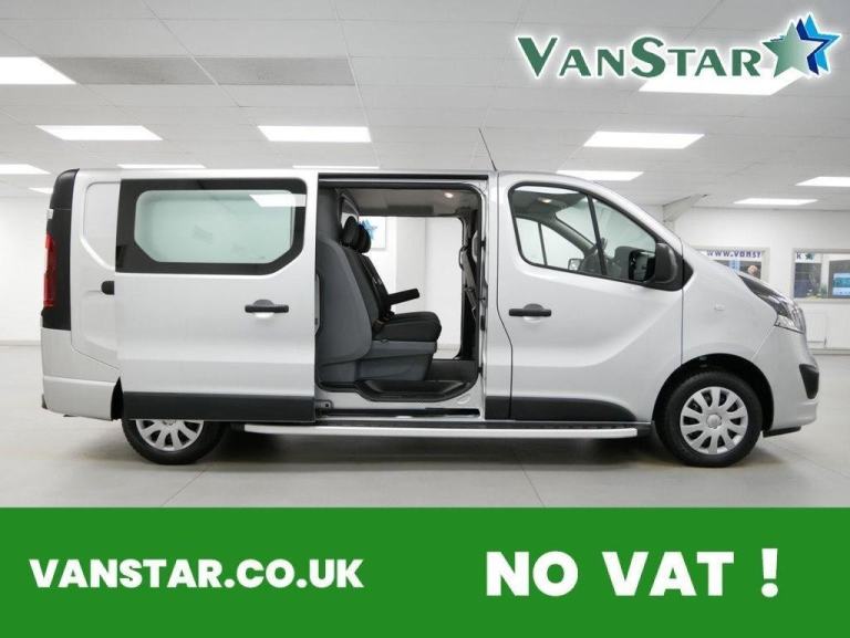 2019 VAUXHALL VIVARO 2900 1.6 CDTI 125 BHP LONG SPORTIVE CREWCAB  ( NO VAT )