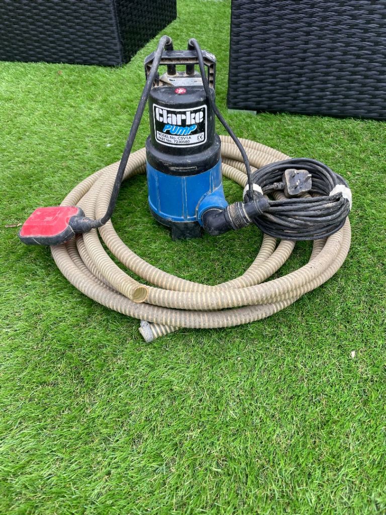 Clarke Pump with Long Hose – Good Working Order