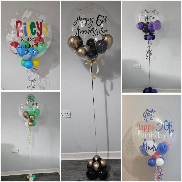 Helium bubble balloon