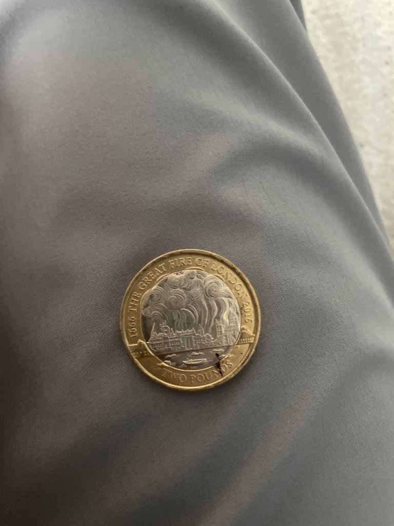 Great fire of london £2 coin