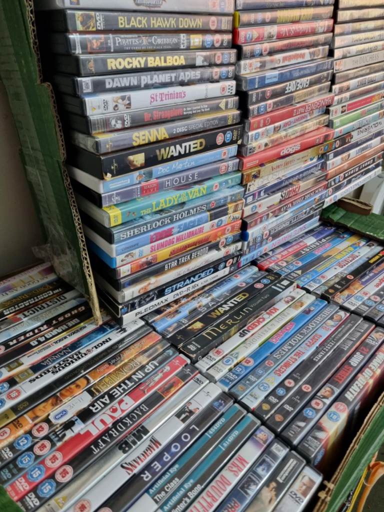 Job Lot 150 DVDs Films Movies Wholesale Mixed Titles - Collect Poole Area