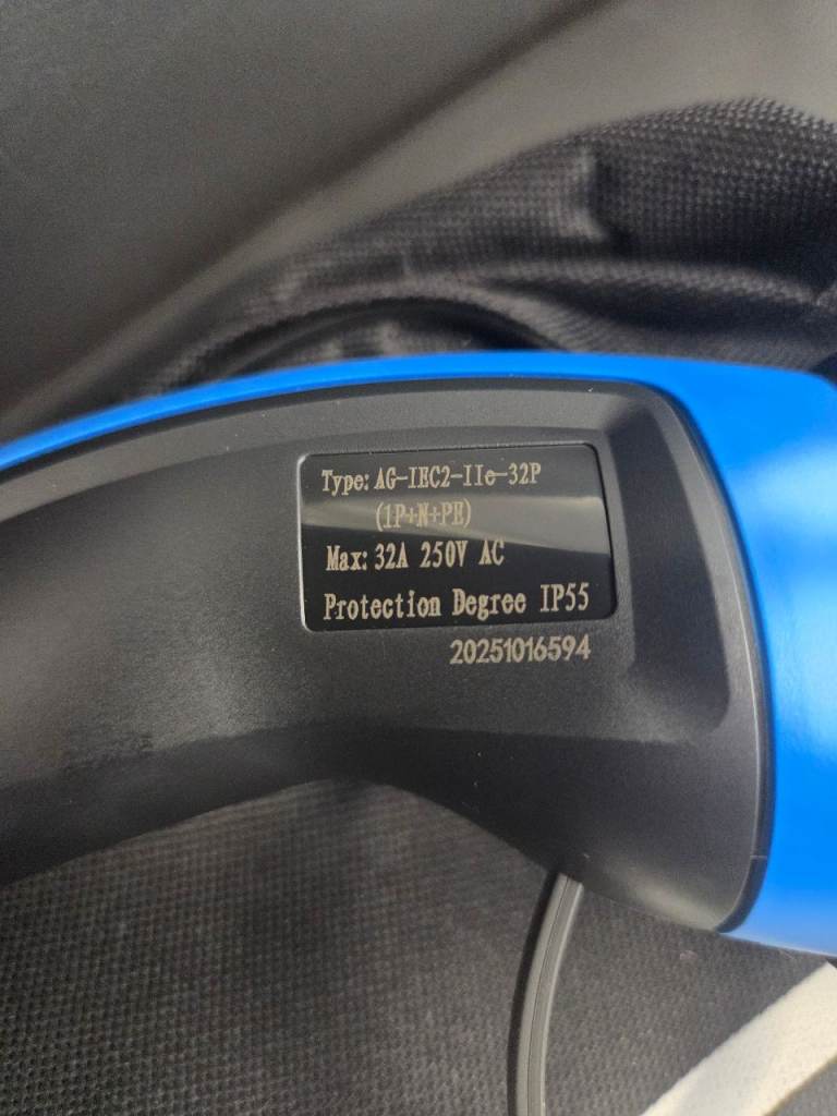 32 Amp EV Car Charging Cable, Type 2, AC, High capacity, Car Charger, New.